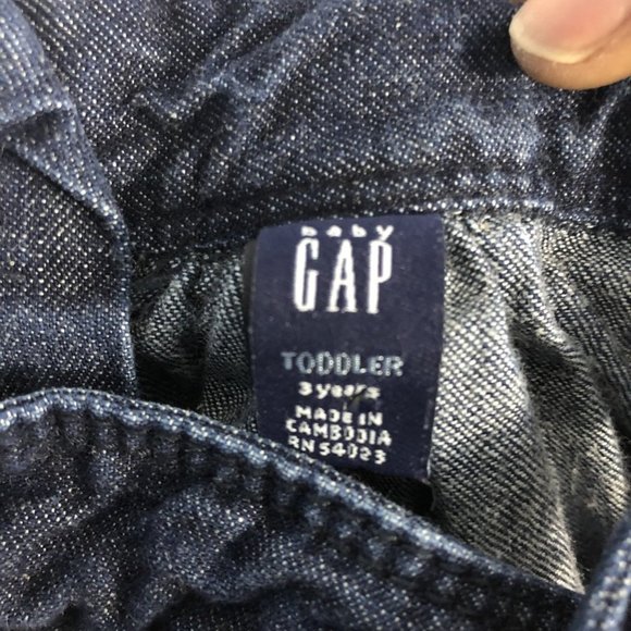 SOLD! GAP Baby Gap Denim Button Dress 2yr - Picture 5 of 6
